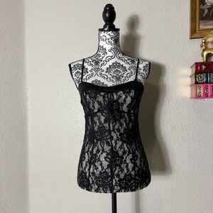 Express Black Lace Camisole ASO Nina Dobrev